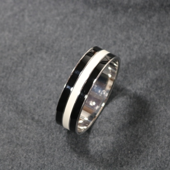 Ralph Lauren Jewelry - costume jewelry ralph lauren black and white enameled wide bracelet bangle
